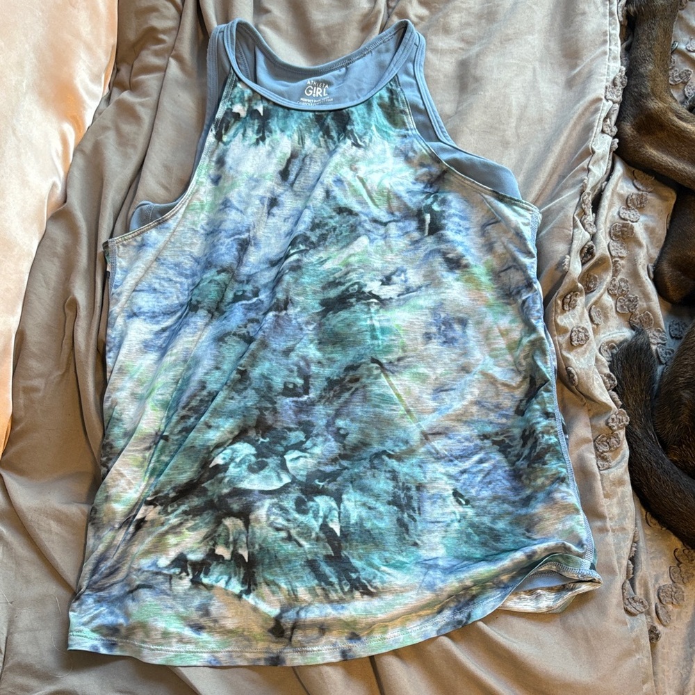 Athleta Multicolor Tie-Dye Tank Top